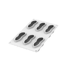 3D FRUITS ARACHIDE 100 STAMPO IN SILICONE 6 IMPRONTE