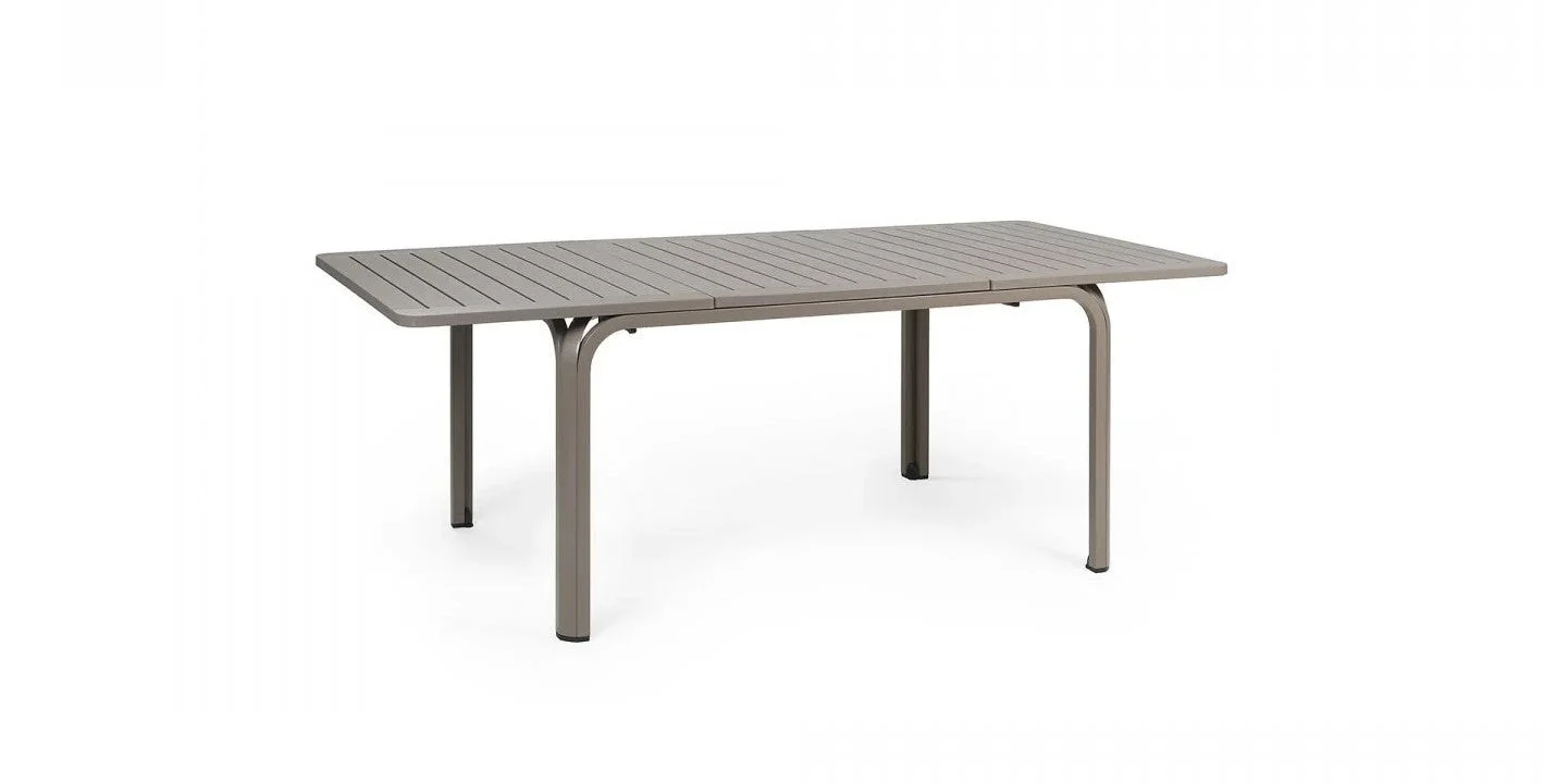 Nardi Tavolo Alloro 140 Extensible Rettangolare 140 / 210 x 100 Cm H 73 Cm Tortora