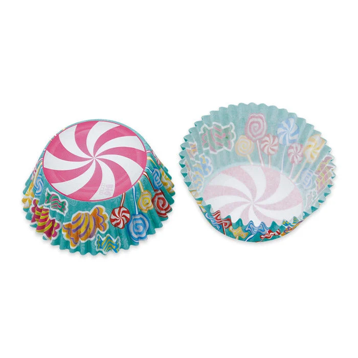 Big Party Pirottini Carta e Lecca Lecca D 50 Mm H 32 Mm Multicolor Cf 48 Pz