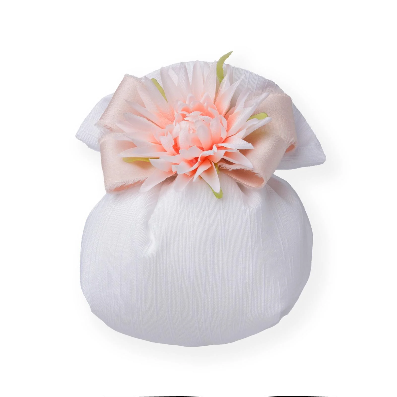 Creazioni per Enzo Sacchetto Bomboniera Portaconfetti Canette Bianco 13x14 cm Cf 10 pz