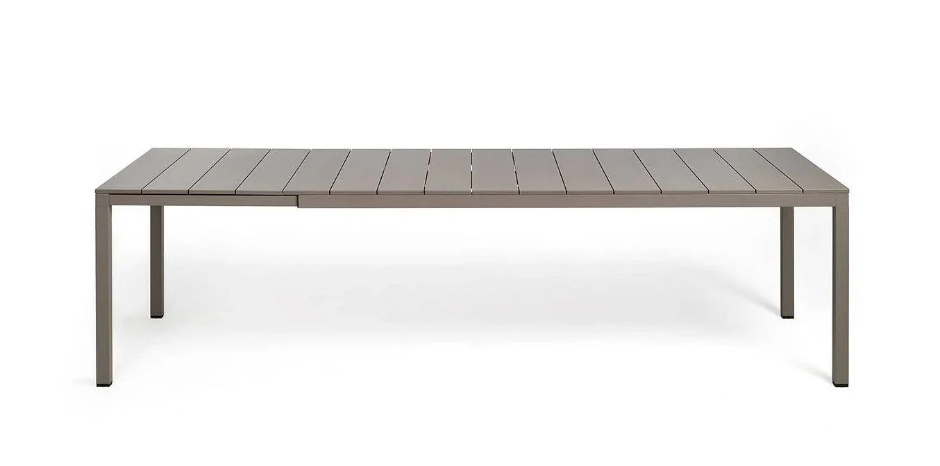 Nardi Tavolo Rio Extensible Tortora Alluminio DurelTop 210-280