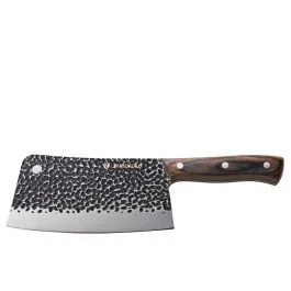 COLTELLO CLEAVER CUOCO CON CUSTODIA IN PELLE