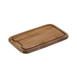 TAGLIERE CON SCANALATURA ACACIA 36X23X2 CM