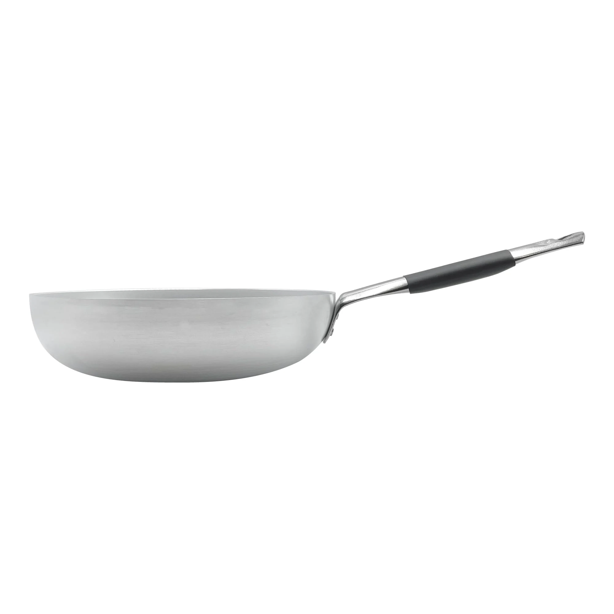 AGNELLI Padella Svasata Alta Alluminio Fondo Induzione D 24 cm