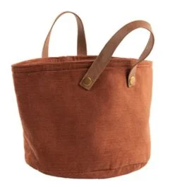 VELMAR SACCHETTO PORTAPANE 18 CM COGNAC