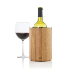VINE GLACETTE TERMICA IN LEGNO E ACCIAIO CM 13,5 X 19,5