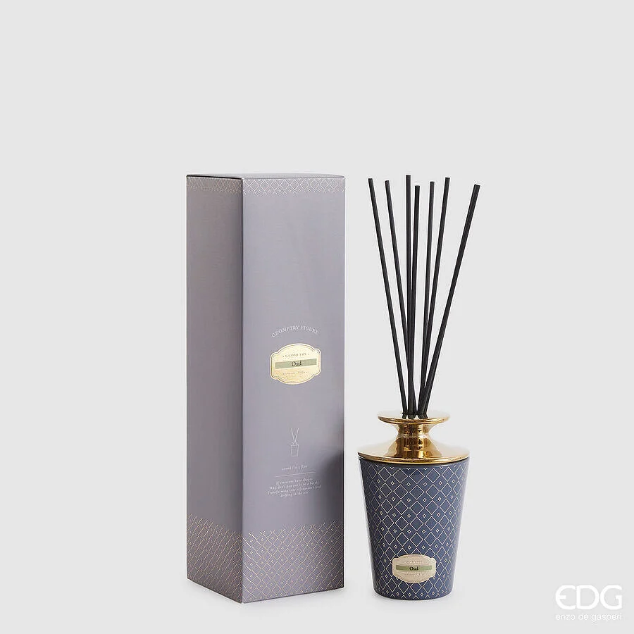EDG Enzo De Gasperi Profumatore Bottiglia Enigma 400 Ml H 16 Cm Oud Scatola Regalo