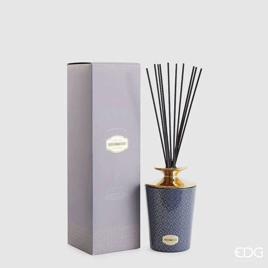 EDG Enzo De Gasperi Profumatore Bottiglia Enigma 900 Ml H 20,5 Cm Oud Scatola Regalo