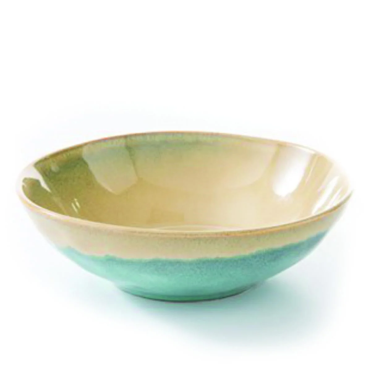 Fade Venere Piatto Pasta D 21 Cm Stoneware Giallo Verde