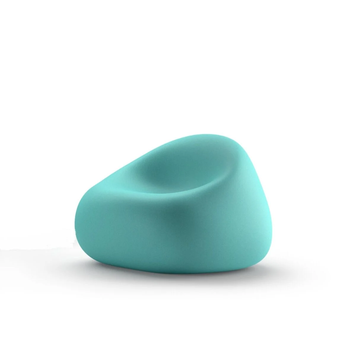 Plust Poltroncina Gumball Acquamarina Polietilene Indoor Outdoor