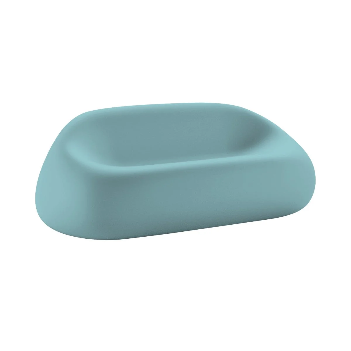 Plust Gumball Sofa Divano Acquamarina Polietilene 165 cm