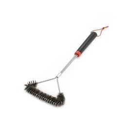 SPAZZOLA A T SETOLE IN ACCIAIO 46 CM