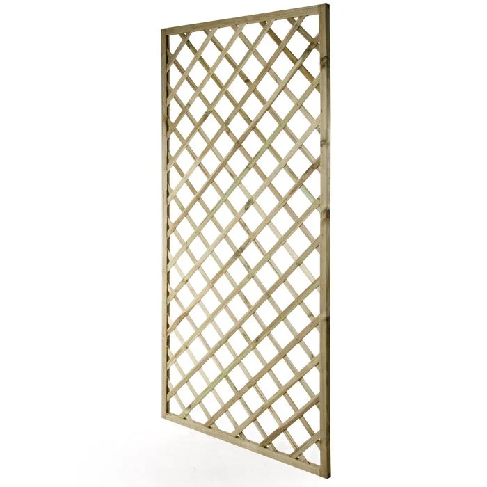 L'Arcolaio Griglia Legno Garden Rettangolare Legno Impregnato 100x200cm