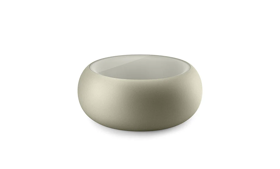 Plust Boom Caffè Tavolino Menta Polietilene Vetro 84cm