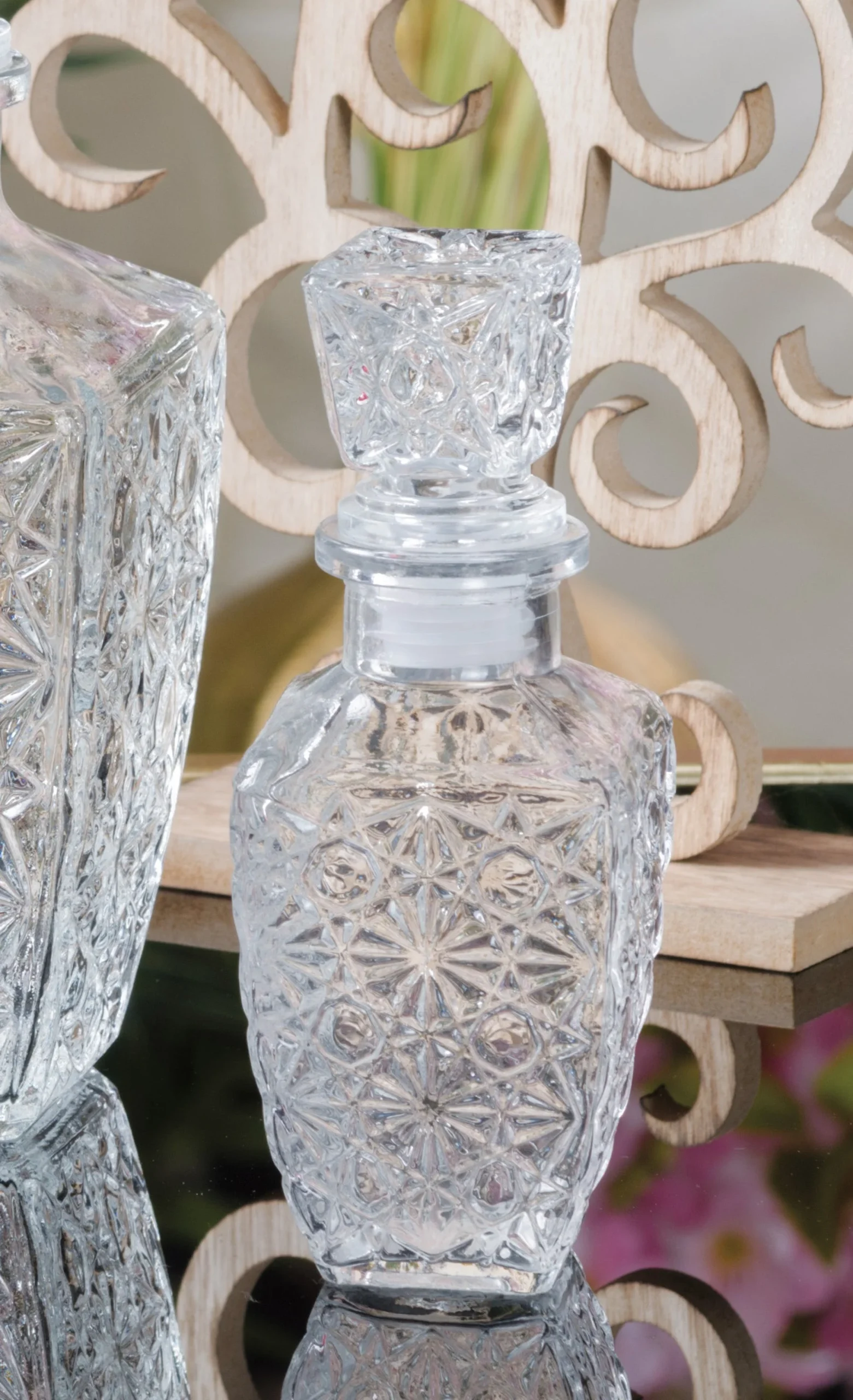 Ad Trend Bottiglia in Vetro 240 MlH 17 x 7 x 7 Cm Trasparente