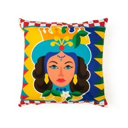 CUSCINO ARREDO SICILIAN RHAPSODY REGINA CM 45X45