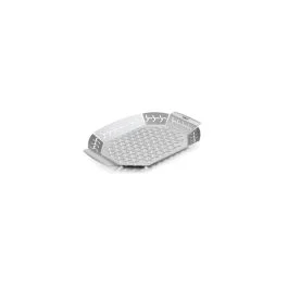 VASSOIO PER VERDURE ACCIAIO INOX 37X27 CM