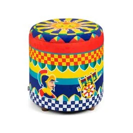 POUF CONTENITORE IMBOTTITO SICILIAN RHAPSODY