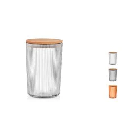 BARATTOLO TONDO TAPPO LEGNO 2,2 L ASSORTITO