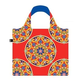 BORSA PER LA SPESA ECO CIRCLE MOTIVES RED