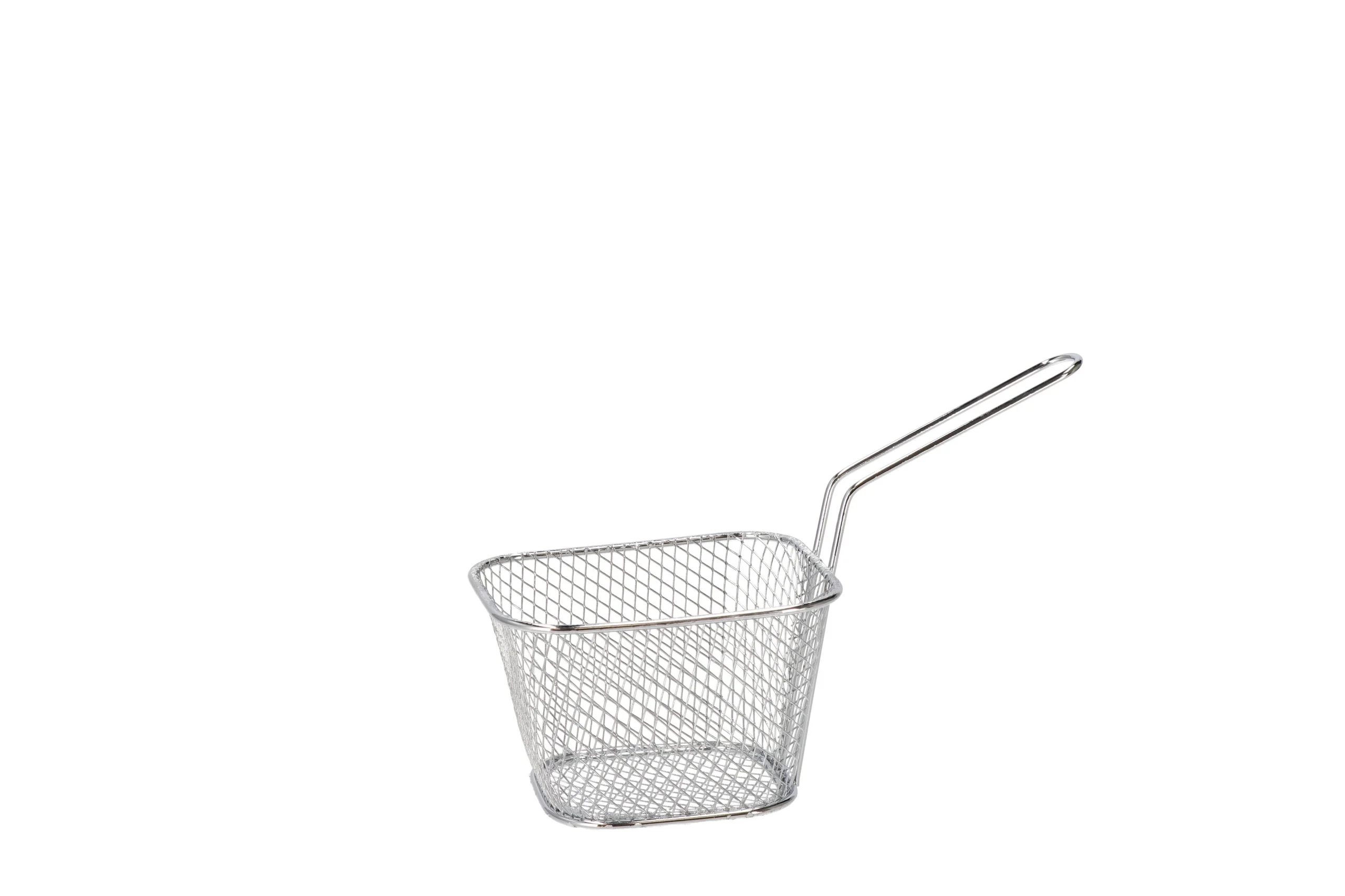 Ad Trend Cestino con Manico H 13 Cm 18 x 8,5 Cm Acciaio