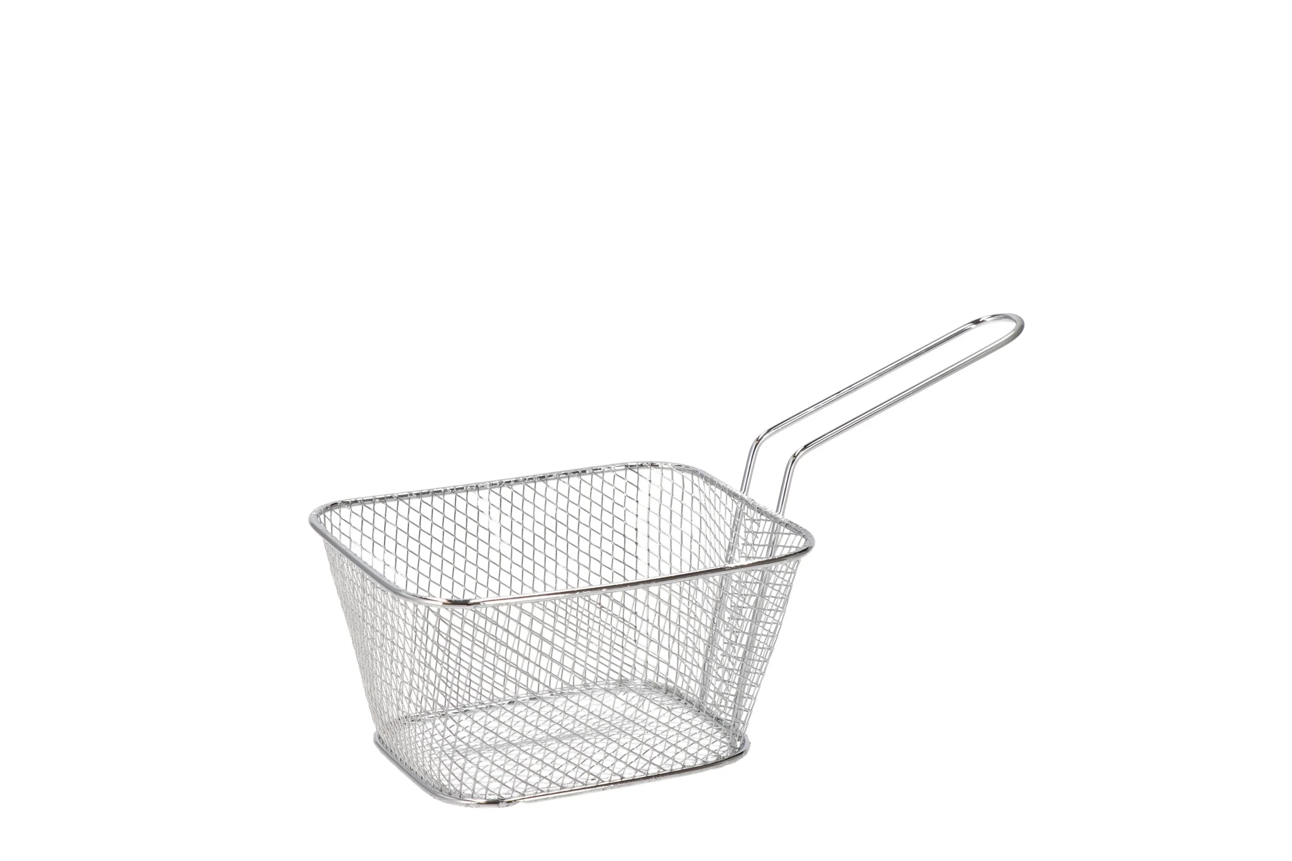 Ad Trend Cestino con Manico H 14 Cm 24 x 11,5 Cm Acciaio