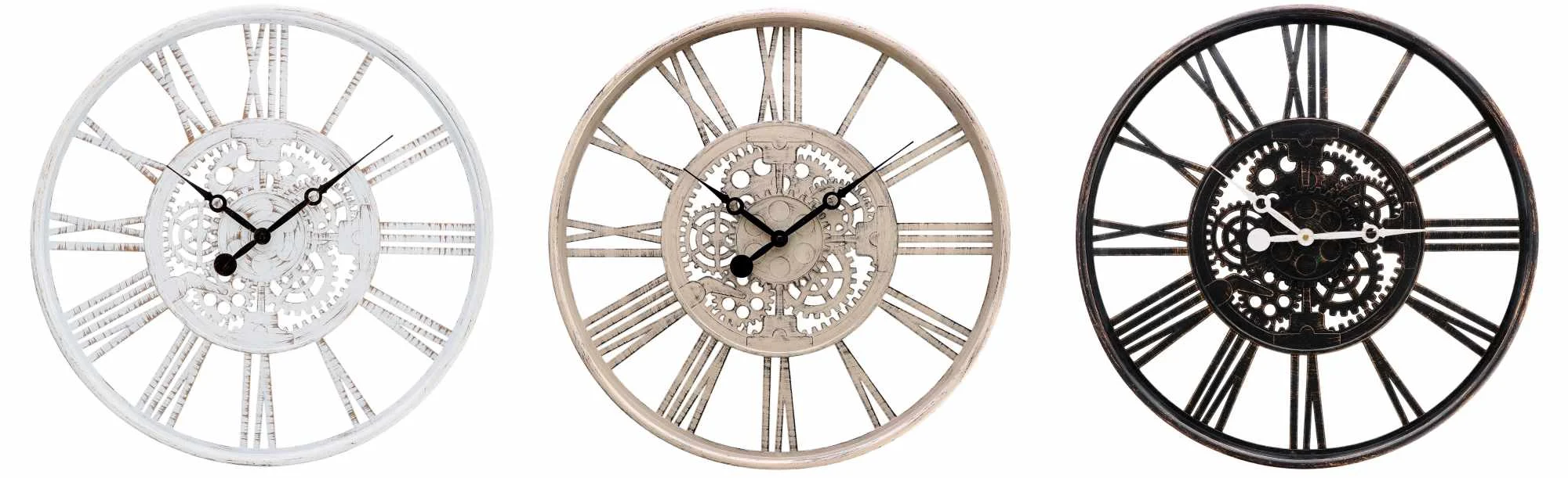 Ad Trend Orologio da Parete D 51 Cm Ass. Plastica Bianco Grigio Nero 1 Pz