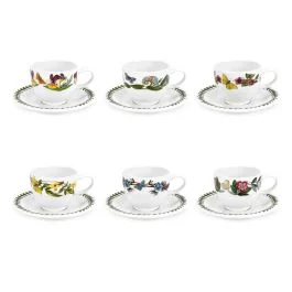 BOTANIC GARDEN TAZZA CAFFE' CON PIATTO 6 PZ