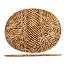 RATTAN TOVAGLIETTA OVALE 45X35 CM