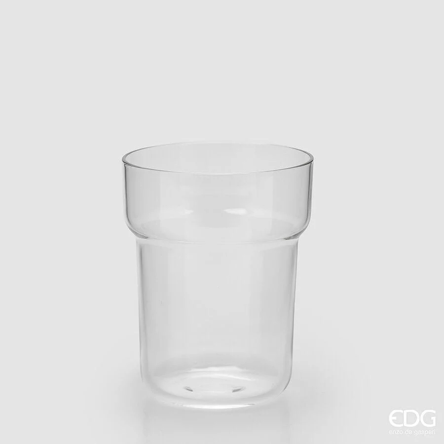 EDG Enzo De Gasperi Bicchiere con Bordo Rotondo H 11 Cm D 8,7 Cm 350 Ml CF 6 Pz