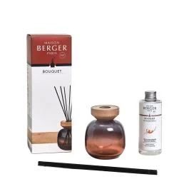 DIFFUSORE A BASTONCINI WOOD GRIS-ROUGE + RICARICA PETILLANCE EXQUISE 180 ML