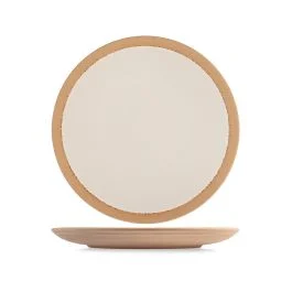 GEMME PIATTO PIANO 27 CM AVORIO