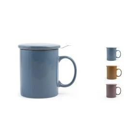 TAZZA TISANIERA 340 CC COLORI ASSORTITI