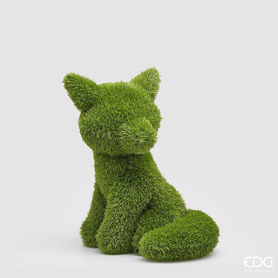 EDG Enzo De Gasperi Decoro Erba Volpe H 50 Cm Green