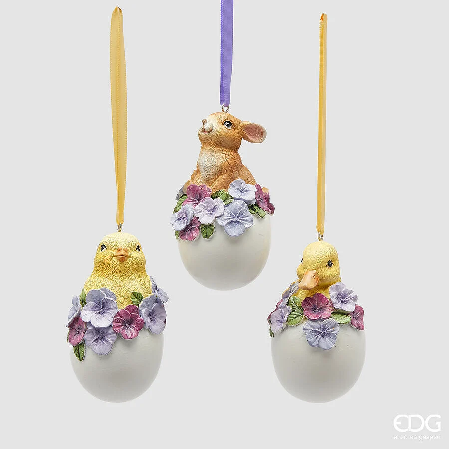 EDG Enzo De Gasperi Decoro Animali da Appendere H 10 Cm Ass. Multicolor 1 Pz