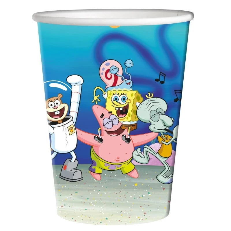 Big Party Bicchieri Carta Spongebob 250 Cc Cf 8 Pz