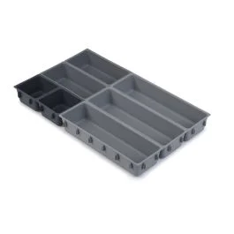 DRAWER STORE ORGANISER SET 7 PZ GRIGIO