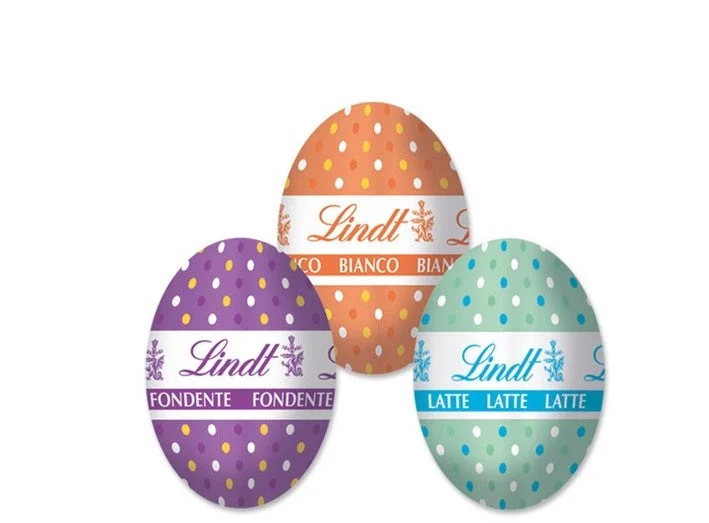 Lindt Ovetti Duri Lindor Assortiti Latte, Fondente e Bianco 500 Gr