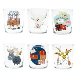HARRY POTTER BICCHIERI ACQUA 6 PZ