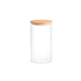 BARATTOLO BOROSILICATO TAPPO BAMBU' 1000CC