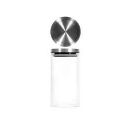 BARATTOLO BOROSILICATO CON TAPPO INOX 1,2 L
