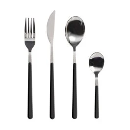 NOVA SERVIZIO POSATE 24 PZ NERO