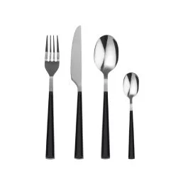 ARBOR SERVIZIO POSATE 24 PZ INOX NERO