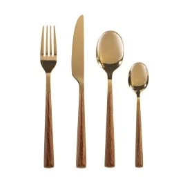 SYLVA SERVIZIO POSATE 24 PZ ORO LUCIDO