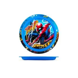 SPIDERMAN PIATTO PIANO 20,5 CM IN POLIPROPILENE