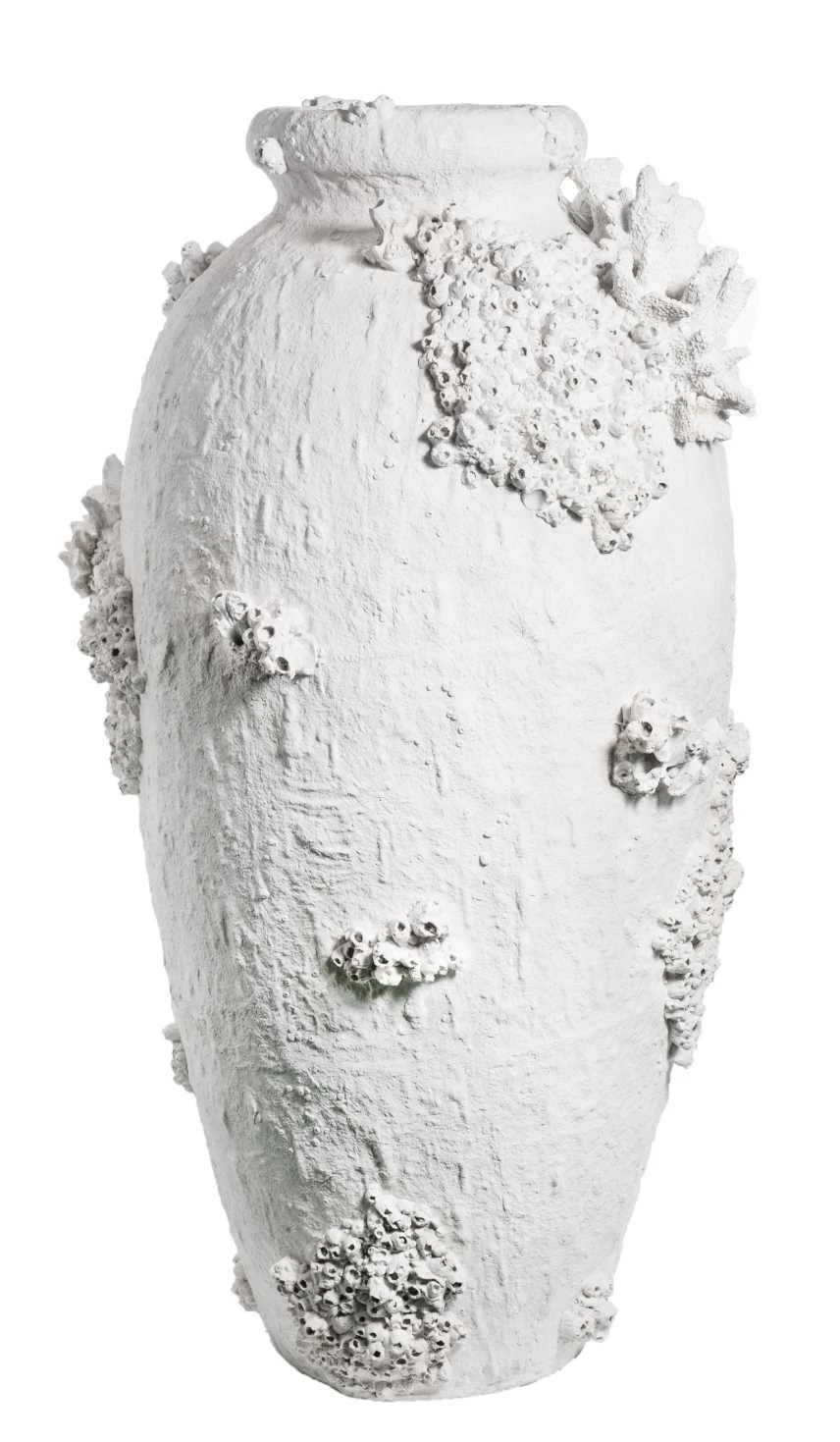ARPIMEX Vaso Resina Coralli 67 x 67 x 127 Cm Bianco