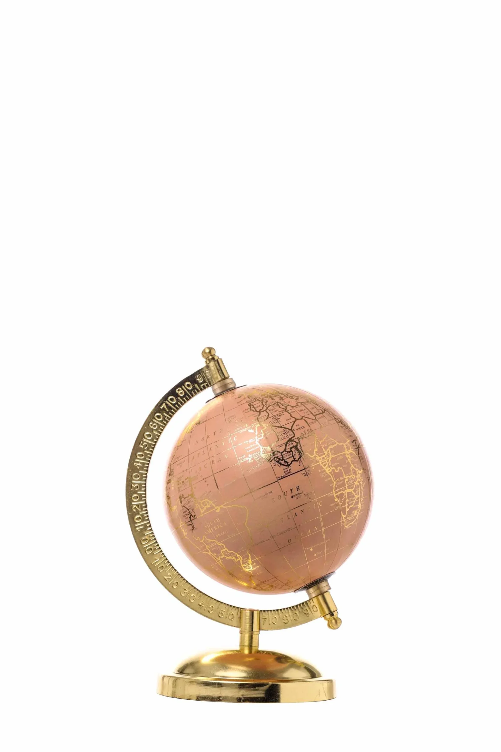 ARPIMEX Mappamondo D 12 Cm H 20,5 Cm Pink