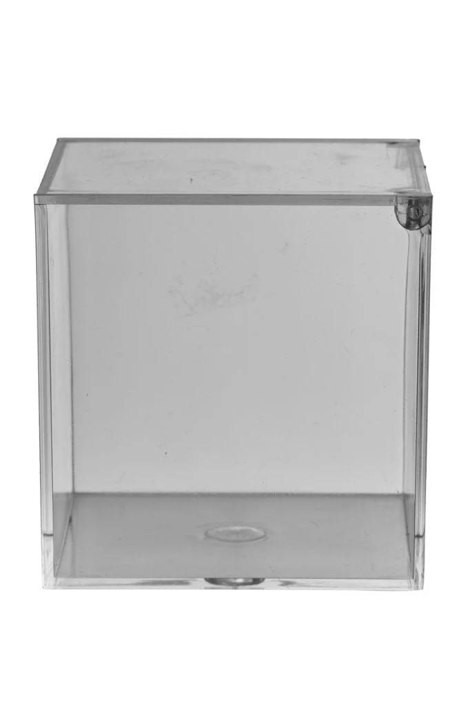 ARPIMEX Bomboniera Cubo Acrilico 10 x 10 x 10 Cm Trasparente 10 Pz