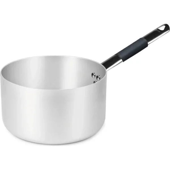 AGNELLI Casseruola Alta con Manico in Alluminio 3mm, Fondo Induzione D 20 cm