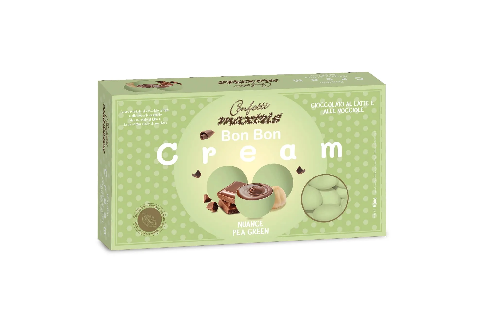 Maxtris Confetti Bon Bon Cream Gianduia  Nuance Pea Green 900 Gr